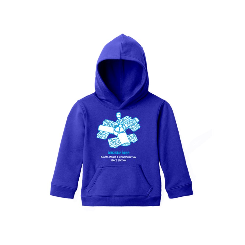 Hello Nasty Royal Blue Kids Hoodie Front