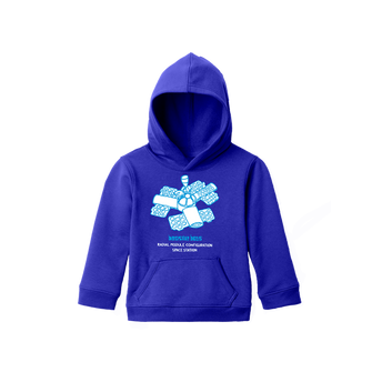 Hello Nasty Royal Blue Kids Hoodie Front 