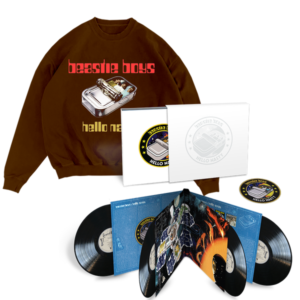 Hello Nasty Deluxe Edition 4LP + Hello Nasty Crewneck Fan Pack