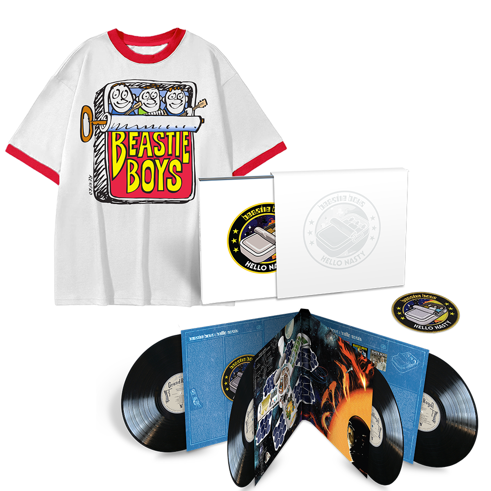 Hello Nasty Deluxe Edition 4LP + Sardine Can Ringer T-Shirt Fan Pack