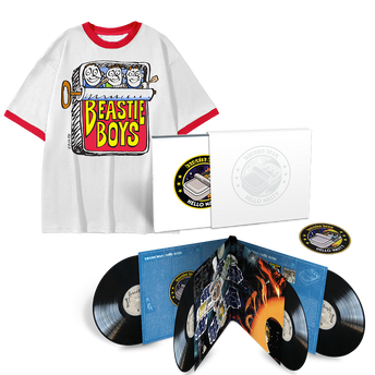 Hello Nasty Deluxe Edition 4LP + Sardine Can Ringer T-Shirt Fan Pack