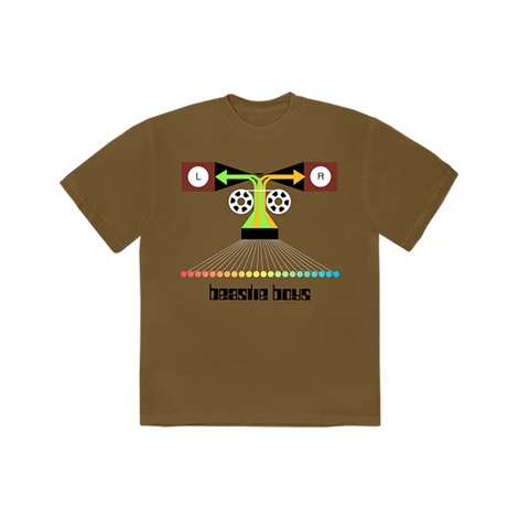 Dual Channel Brown T-Shirt