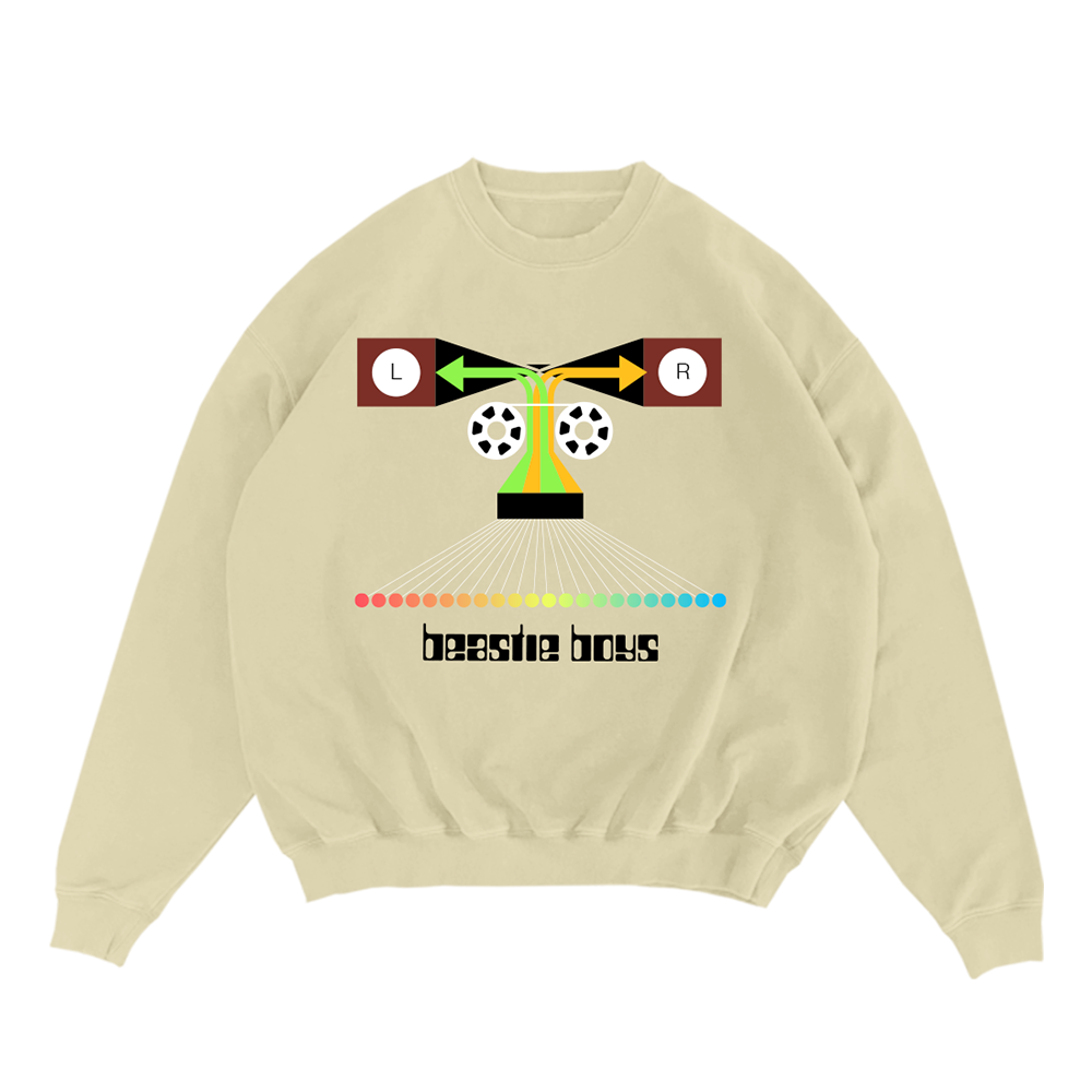 Dual Channel Tan Crewneck
