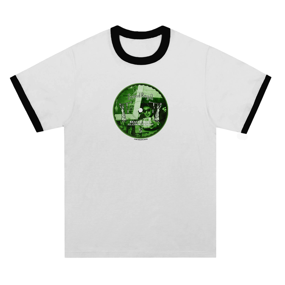 Ill Communication Record Label Ringer T-Shirt Front