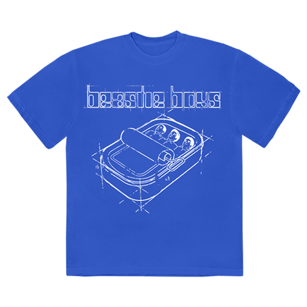 Hello Nasty Sketch Blue T-Shirt Front 