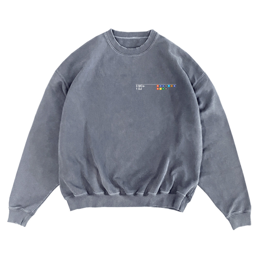 3 MCs 1 DJ Crewneck  Front