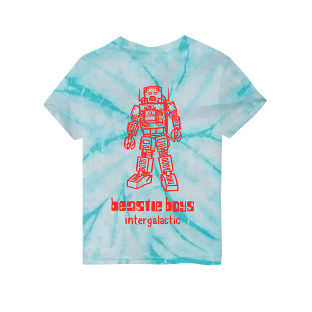 Robot Tye Dye Kids T-Shirt Front