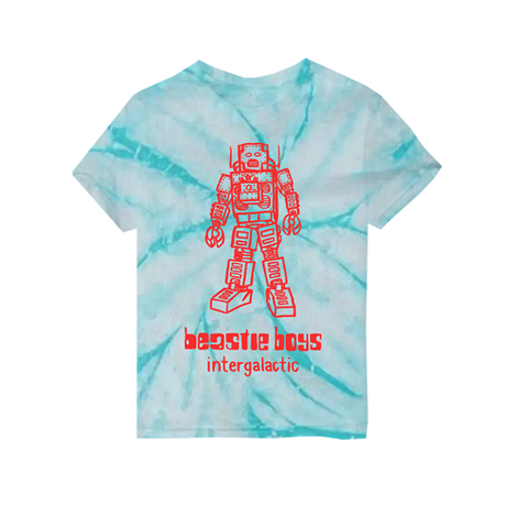 Robot Tye Dye Kids T-Shirt Front