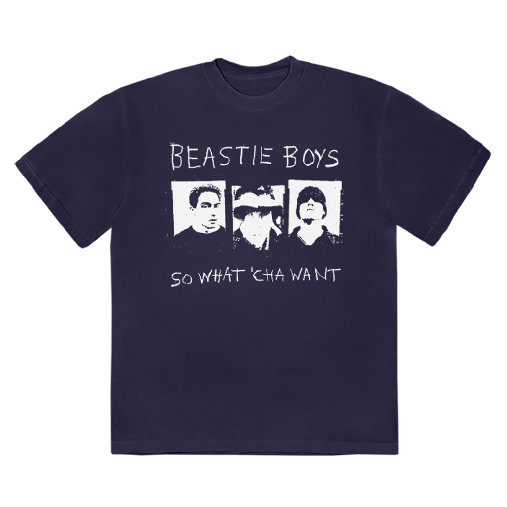 So What Cha Want Navy T-Shirt - Front