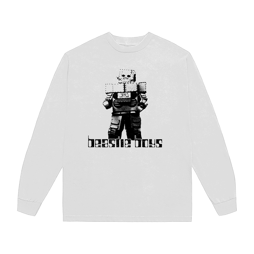 Intergalactic Robot White Long Sleeve