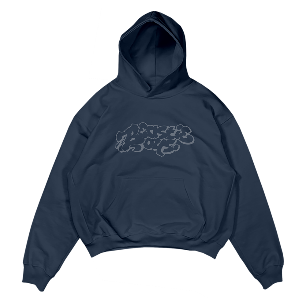 Graffiti Logo Navy Hoodie