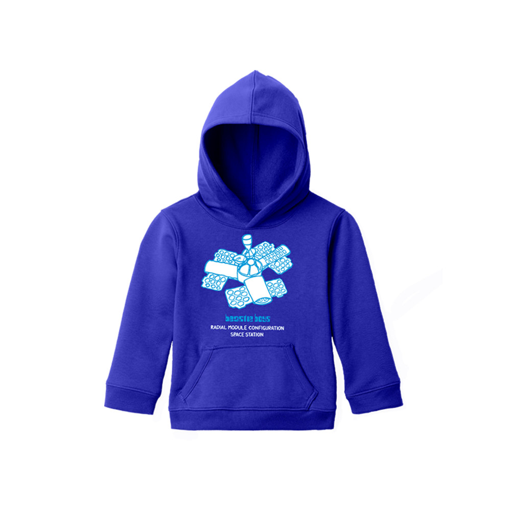 Hello Nasty Royal Blue Kids Hoodie Front 