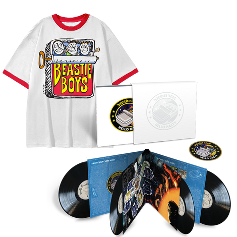 Hello Nasty Deluxe Edition 4LP + Sardine Can Ringer T-Shirt Fan Pack