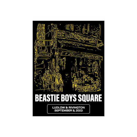 Beastie Boys Square Lithograph