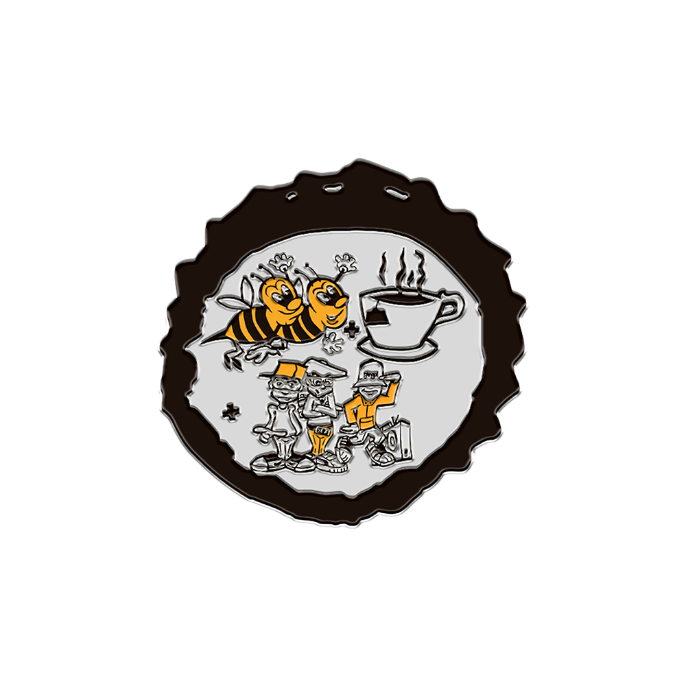 Beastie Boys Bees Tea Boys Pin
